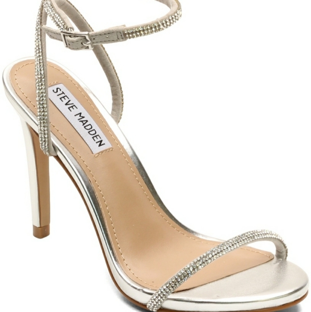 Steve madden festive silver